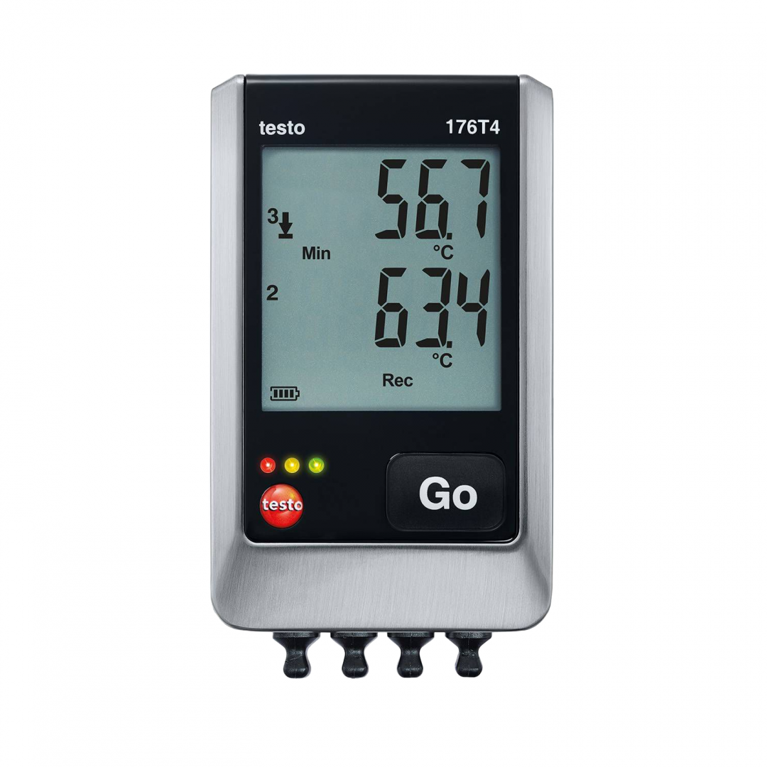 Imagen Data logger testo 176 T4 - Registrador de temperatura con cuatro canales y pantalla LCD