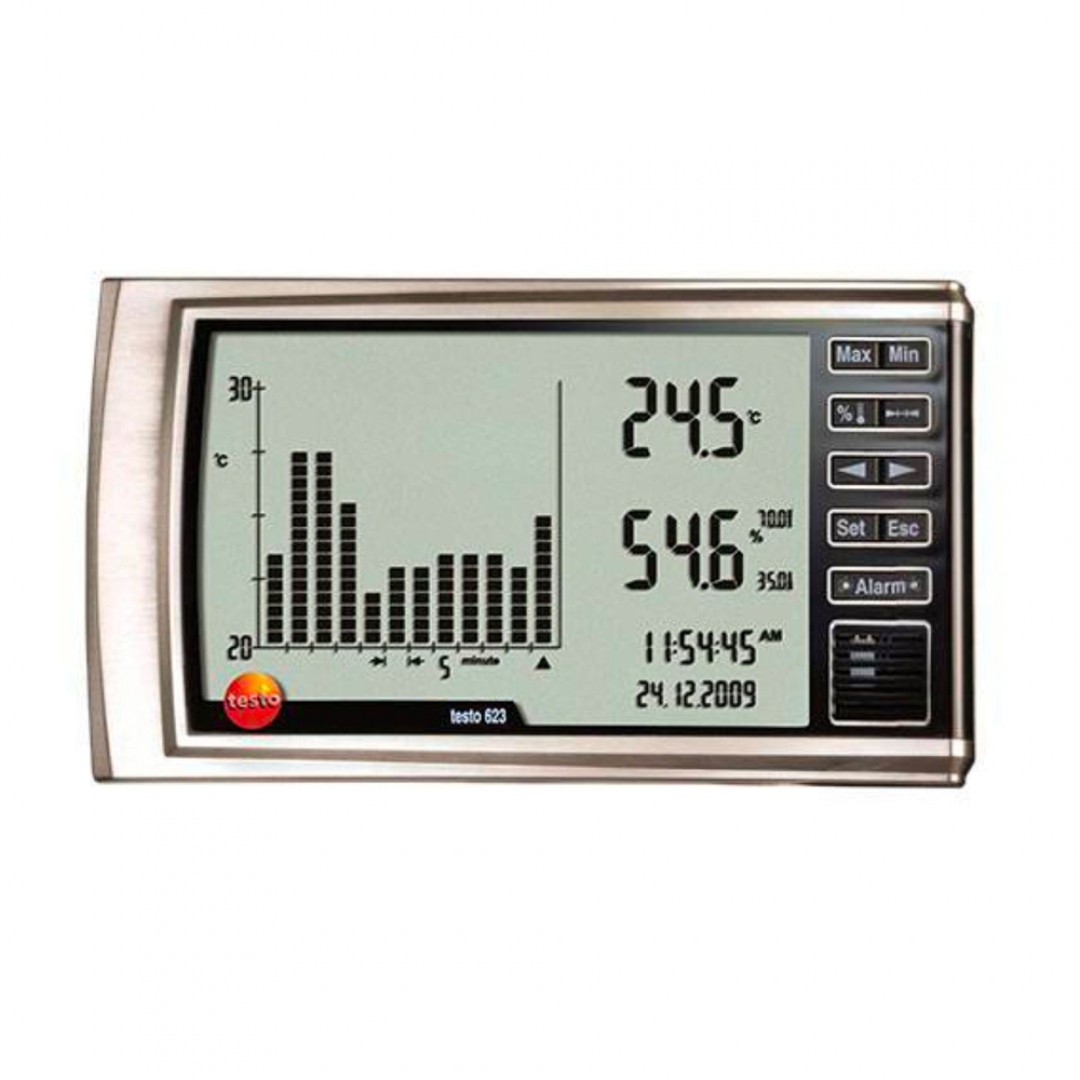Imagen Termohigrómetro testo 623 - Con gráfico de tendencia