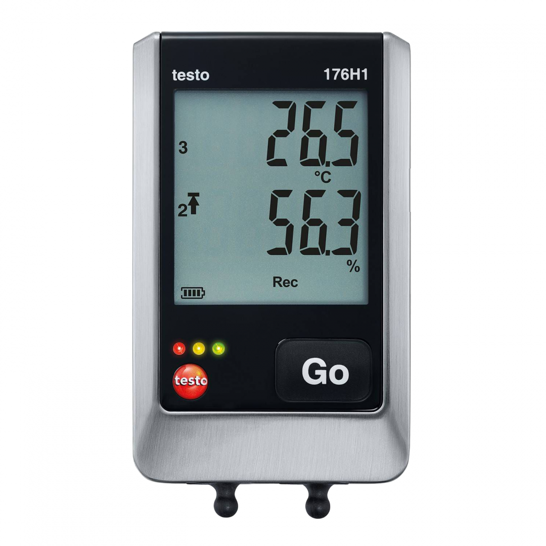 Imagen Data logger testo 176 H1 - Para registro de humedad y temperatura; con pantalla LCD