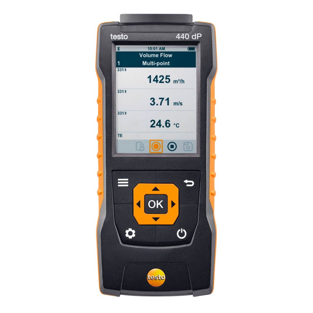Imagen Instrumento para climatización testo 440 dP - Con sensor de presión diferencial integrado