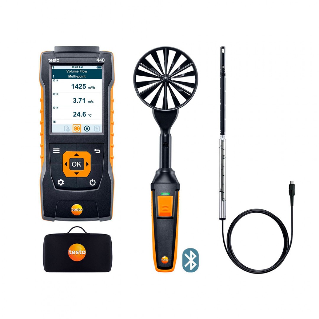 Imagen Set combinado 1 para caudal testo 440 con Bluetooth®