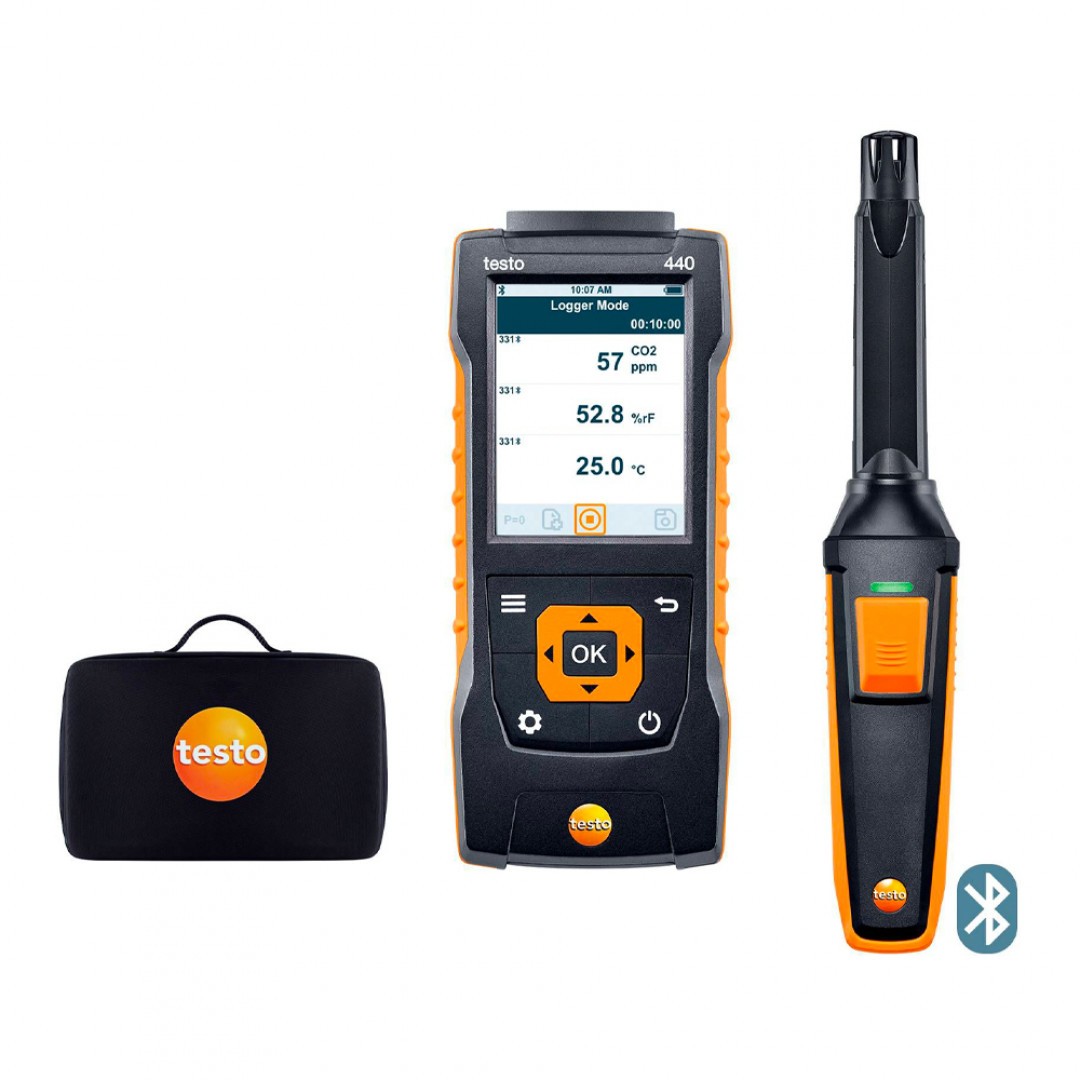 Imagen Set de CO₂ testo 440 con Bluetooth®