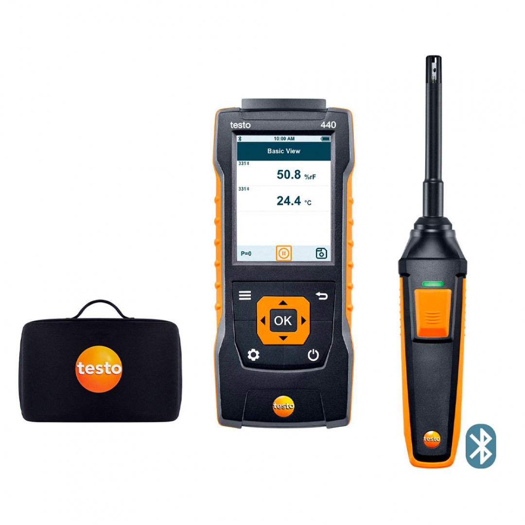 Imagen Set de humedad testo 440 con Bluetooth®