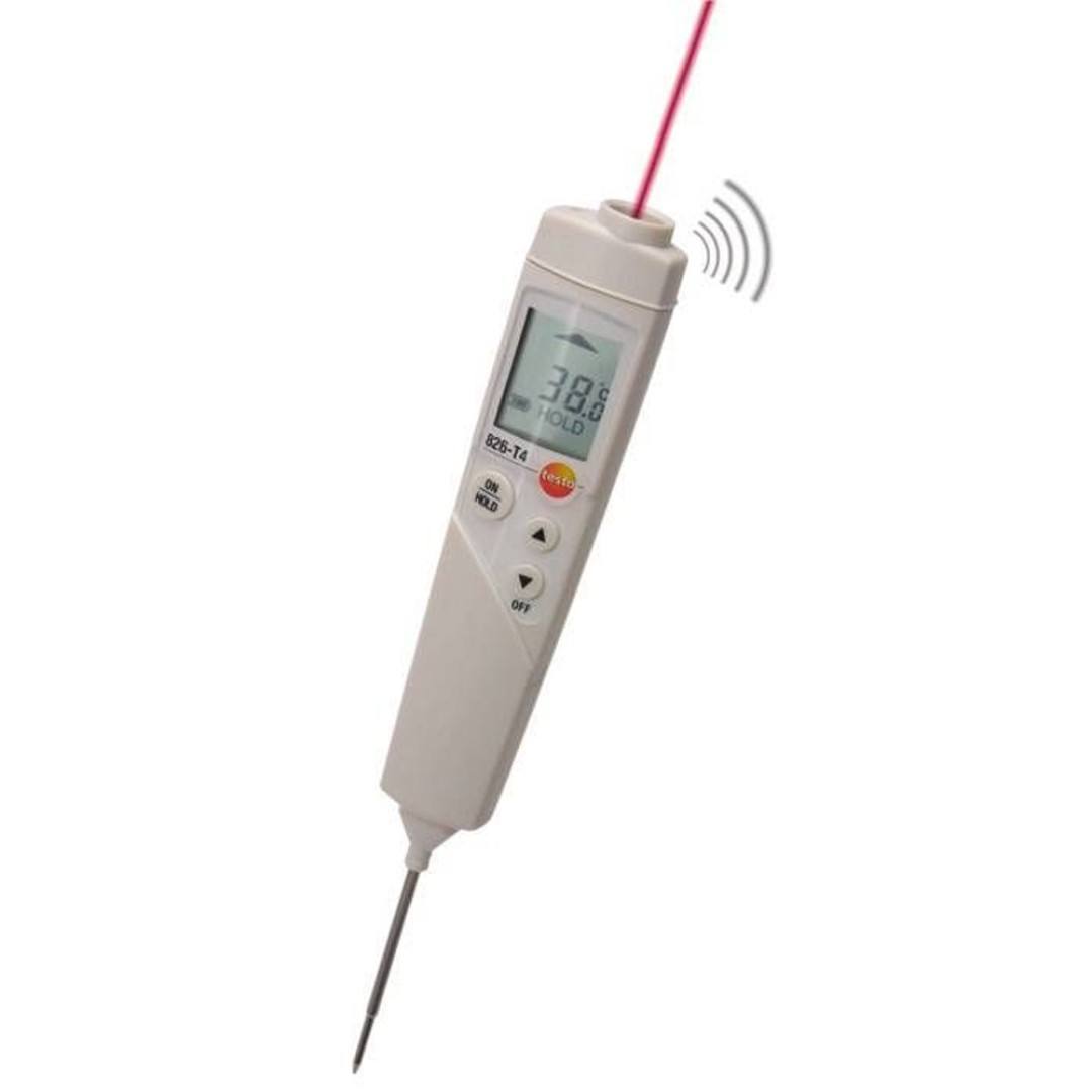 Imagen Termómetro por infrarrojos testo 826-T4 - Con sonda para medir también por contacto