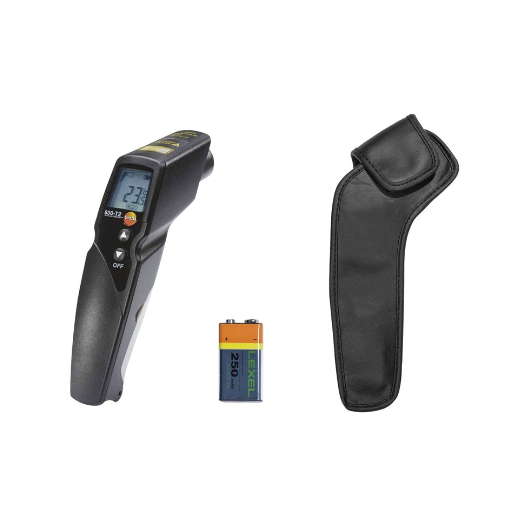 Imagen Set termómetro por infrarrojos testo 830-T2 - Incluye sonda externa de temperatura