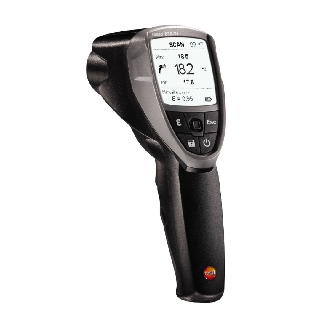 Imagen Termómetro por infrarrojos testo 835-T1 - Para medir hasta +600 ºC