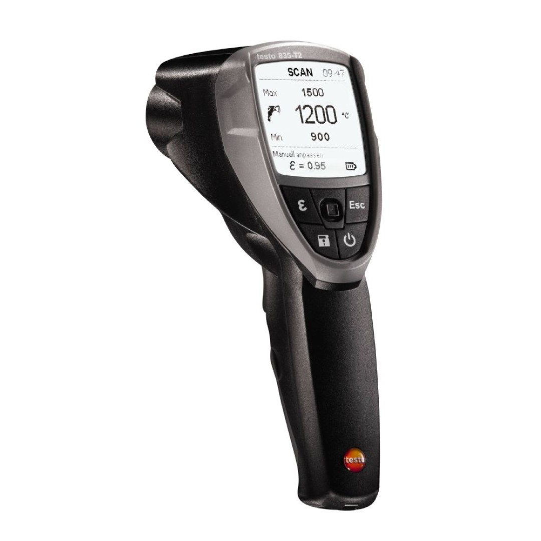 Imagen Termómetro por infrarrojos testo 835-T2 - Para medir hasta +1500 ºC