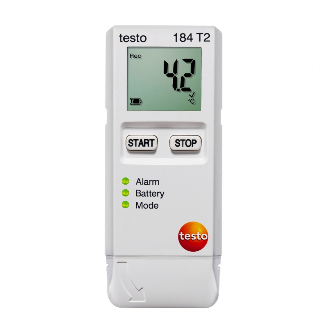 Imagen Monitor de temperatura USB testo 184 T2 - Monitor de temperatura para medios de transporte
