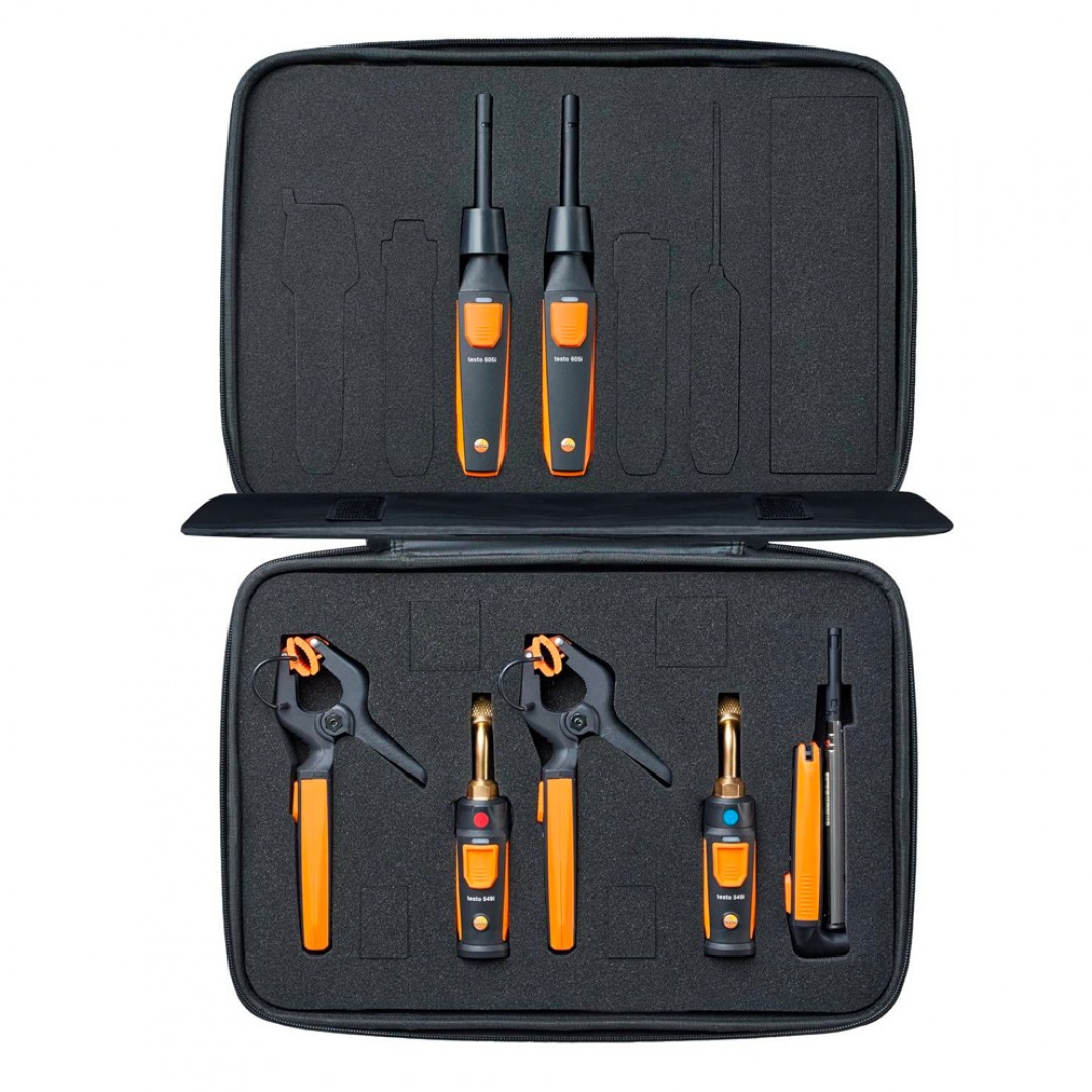 Imagen Set testo Smart Probes refrigeración/AC Plus (kW) - Instrumentos de medición para smartphone y tablet