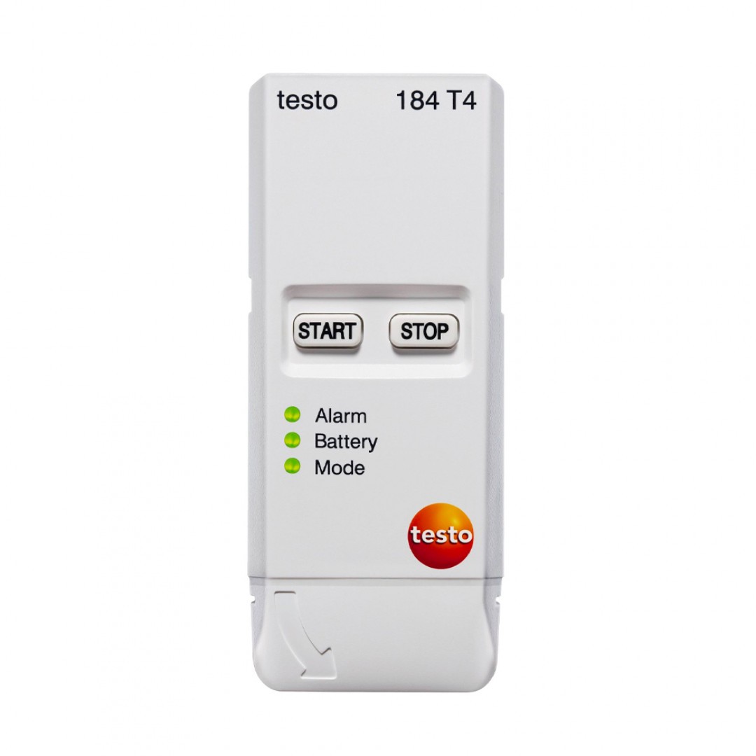 Imagen Monitor de temperatura ultra baja USB testo 184 T4 - Monitor de temperatura para medios de transporte y aplicaciones con hielo seco