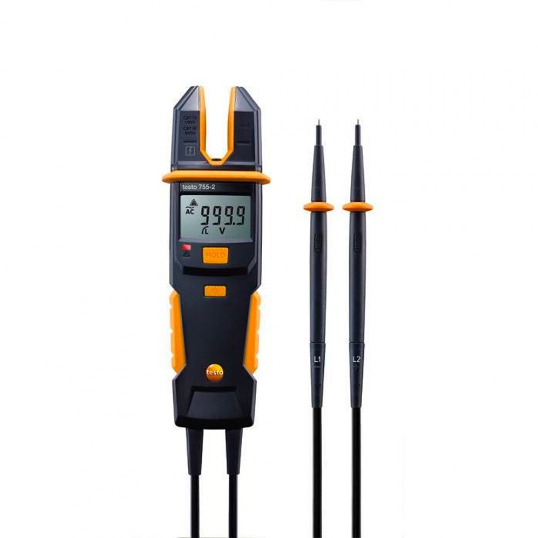 Imagen Comprobador de tensión y corriente testo 755-2 - Con test de fase unipolar