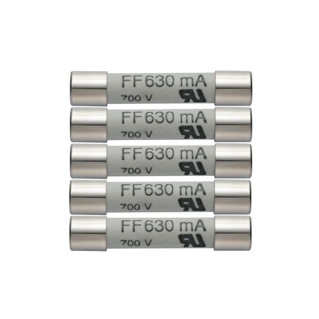 Imagen Fusibles de repuesto 630 mA / 600 V - 5 unidades