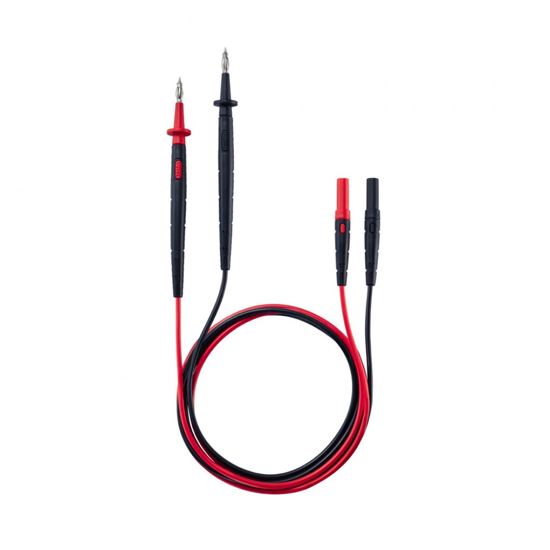 Imagen Cables de medición con conector recto - Ø de la punta: 4 mm