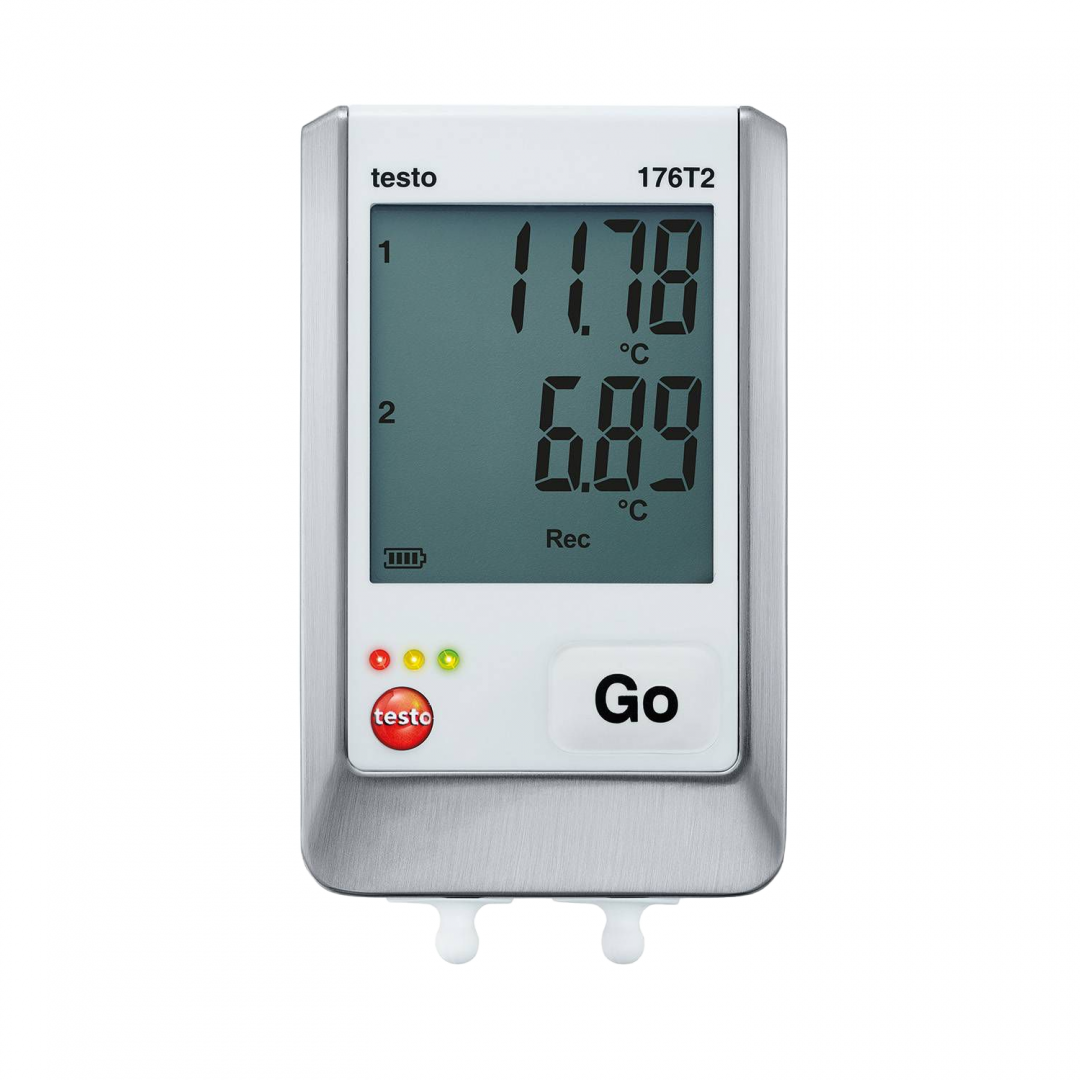 Imagen Data logger testo 176 T2 - Registrador de temperatura con pantalla LCD