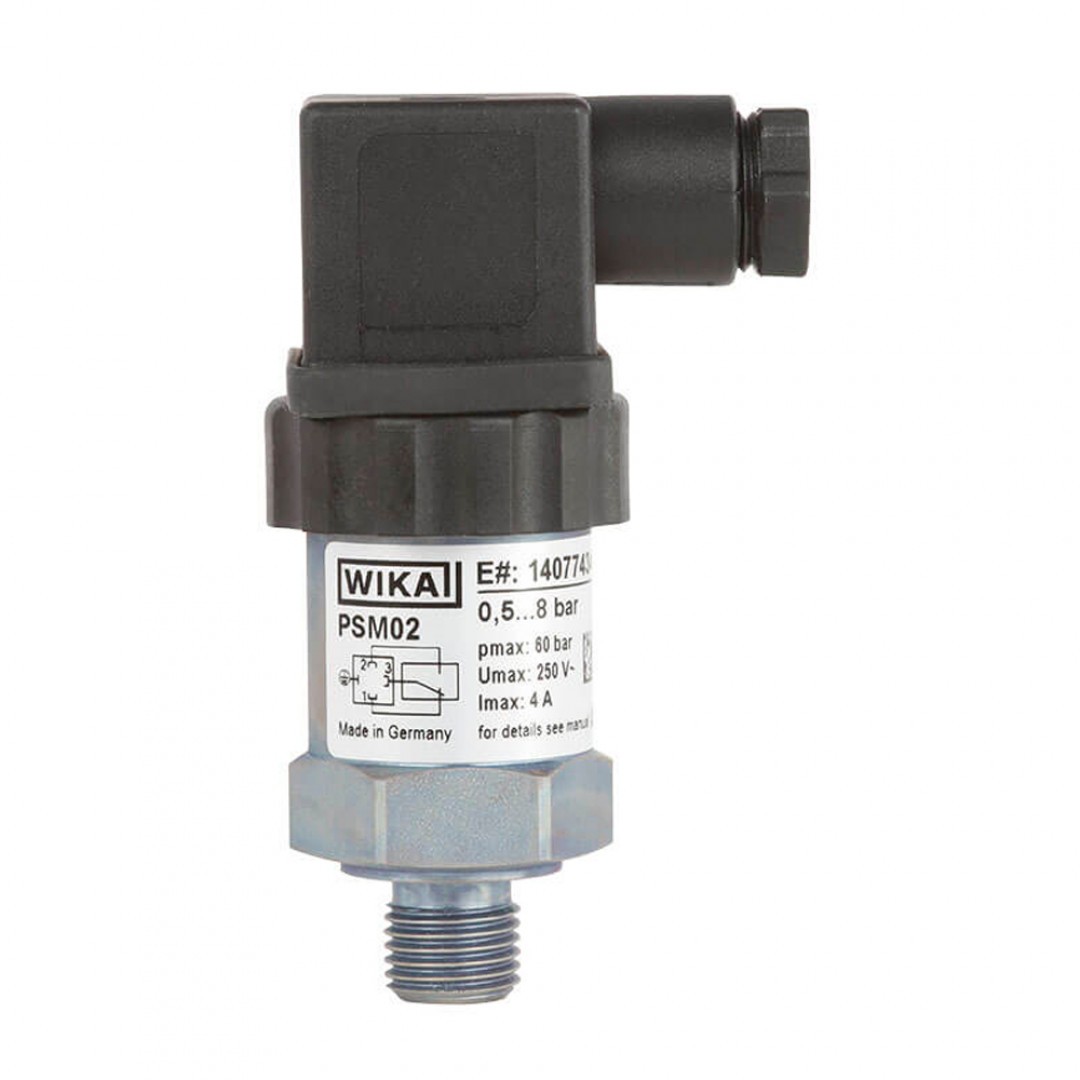 Imagen Presostato OEM con histéresis ajustable PSM02 (0,2 … 2 bar)