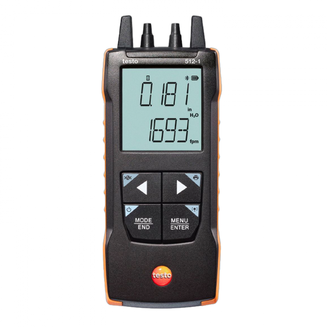 Imagen Manómetro testo 512-1 - Con rango de 0 a 200 hPa y conectividad a App
