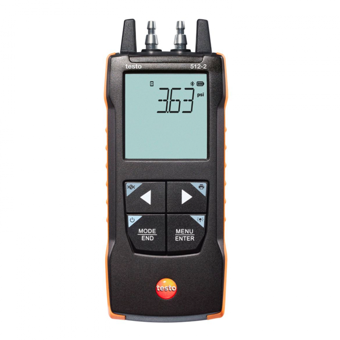 Imagen Manómetro testo 512-2 - Con rango de 0 a 2000 hPa y conectividad a App