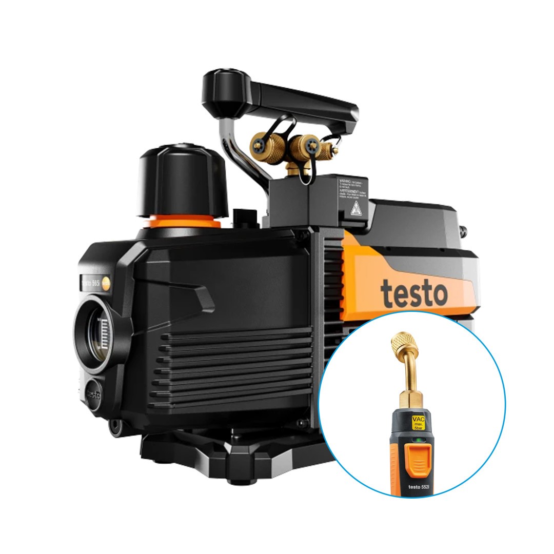 Imagen Set testo 565i - Bomba automática 7CFM y vacuómetro testo 552i