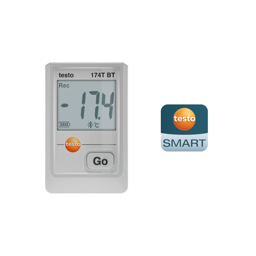 Imagen Registrador de temperatura testo 174 T BT - Con Bluetooth y App testo Smart