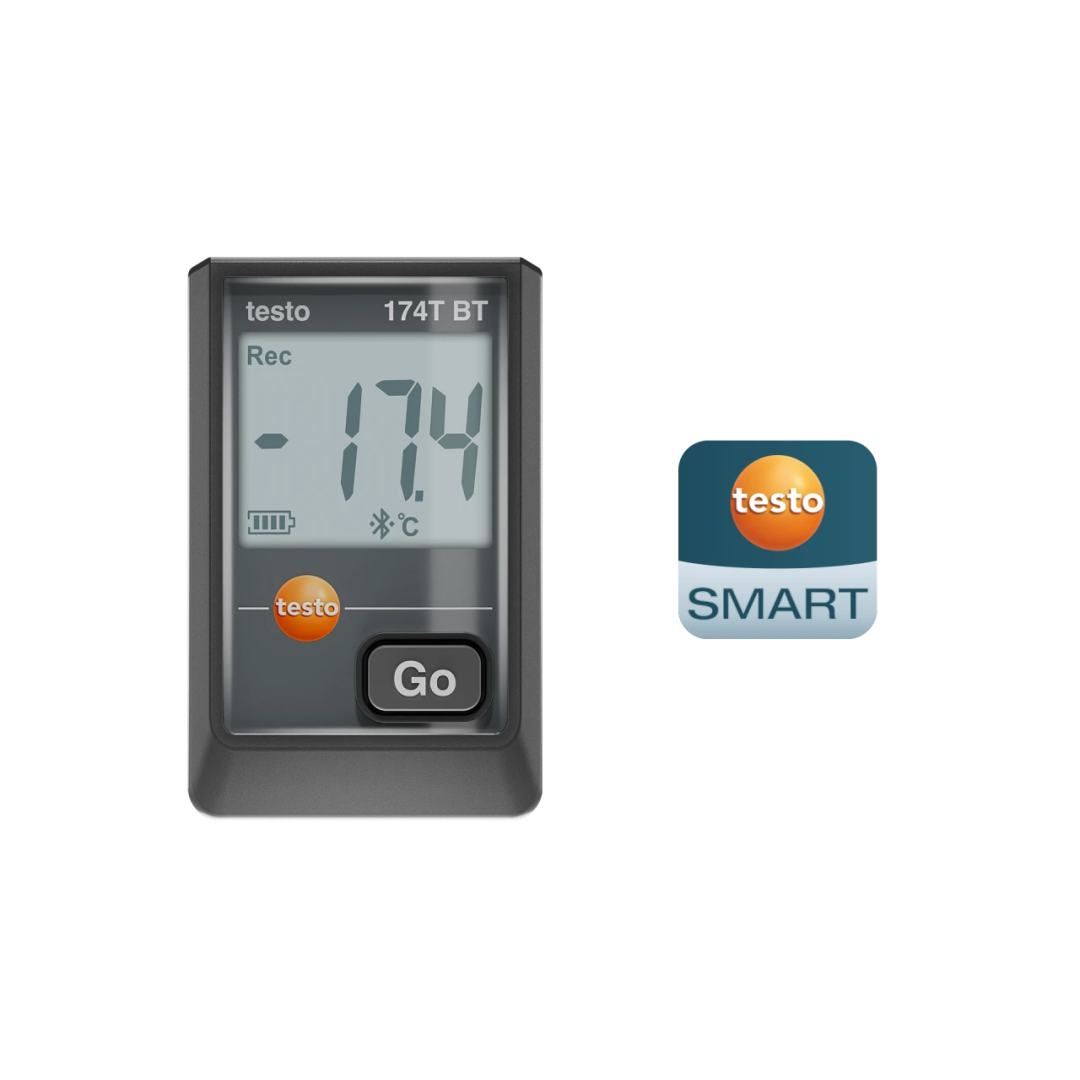 Imagen Data logger de temperatura testo 174 T BT - Con Bluetooth y App testo Smart