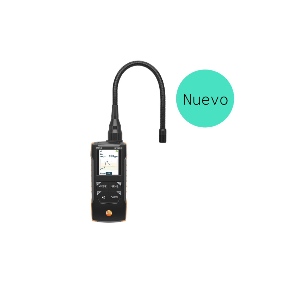 Imagen Detector de fugas ATEX testo 515-EX - con 2 sensores para gases fluorados / combustión